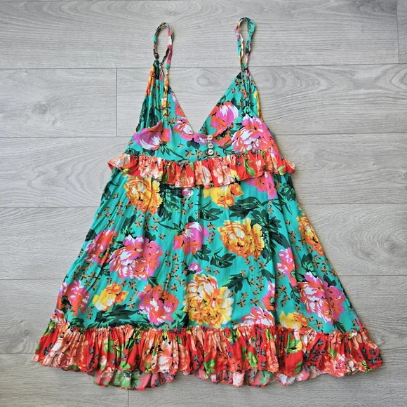 Floral Ruffle Dress - Picture 2 of 5